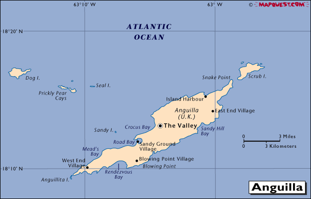 mapa - Anguilla
