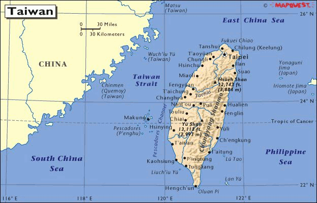 mapa - T'ai-wan 
