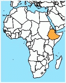 mapa - Etiopiea