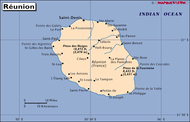mapa - Departement Réunion