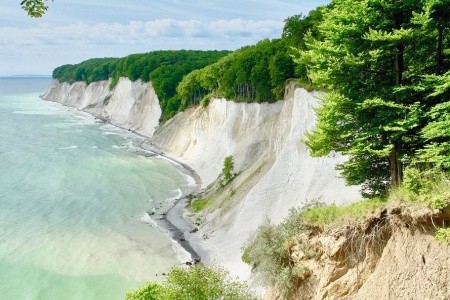 Božské útesy na břehu Baltského moře