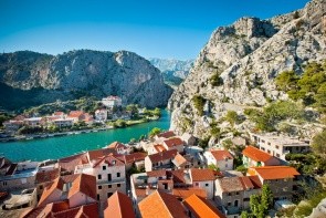 Kaňon a řeka Cetina