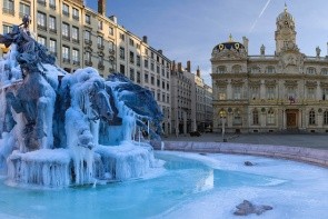 Bartholdiho fontána na Place des Terreaux