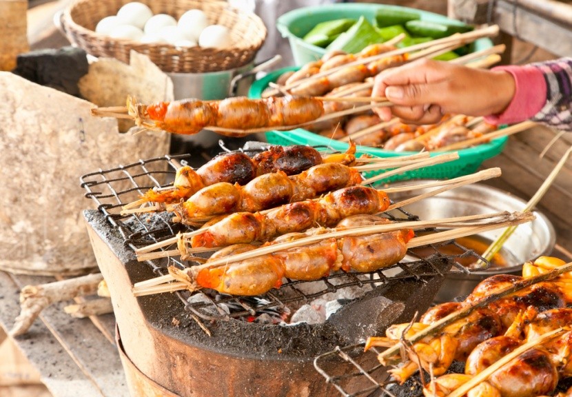 Street food v Kambodži